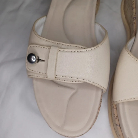 Rag & Bone Sommer Leather Platform Slides Size 38.5 US 8.5 - Picture 3 of 16